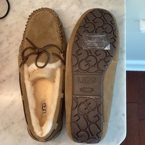 Brand new women’s Ugg moccasin slippers (size 10)